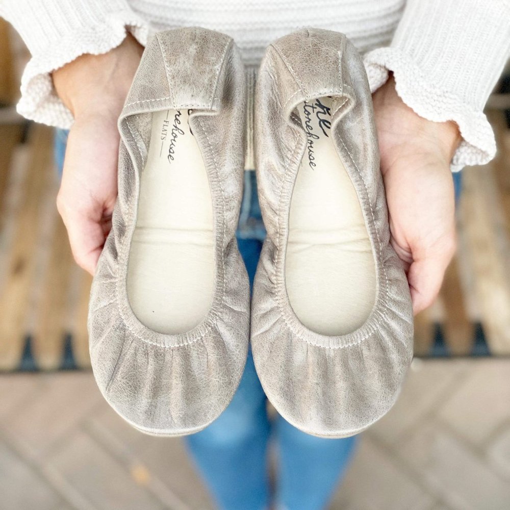 Storehouse Flats Taupe Oil Tanned